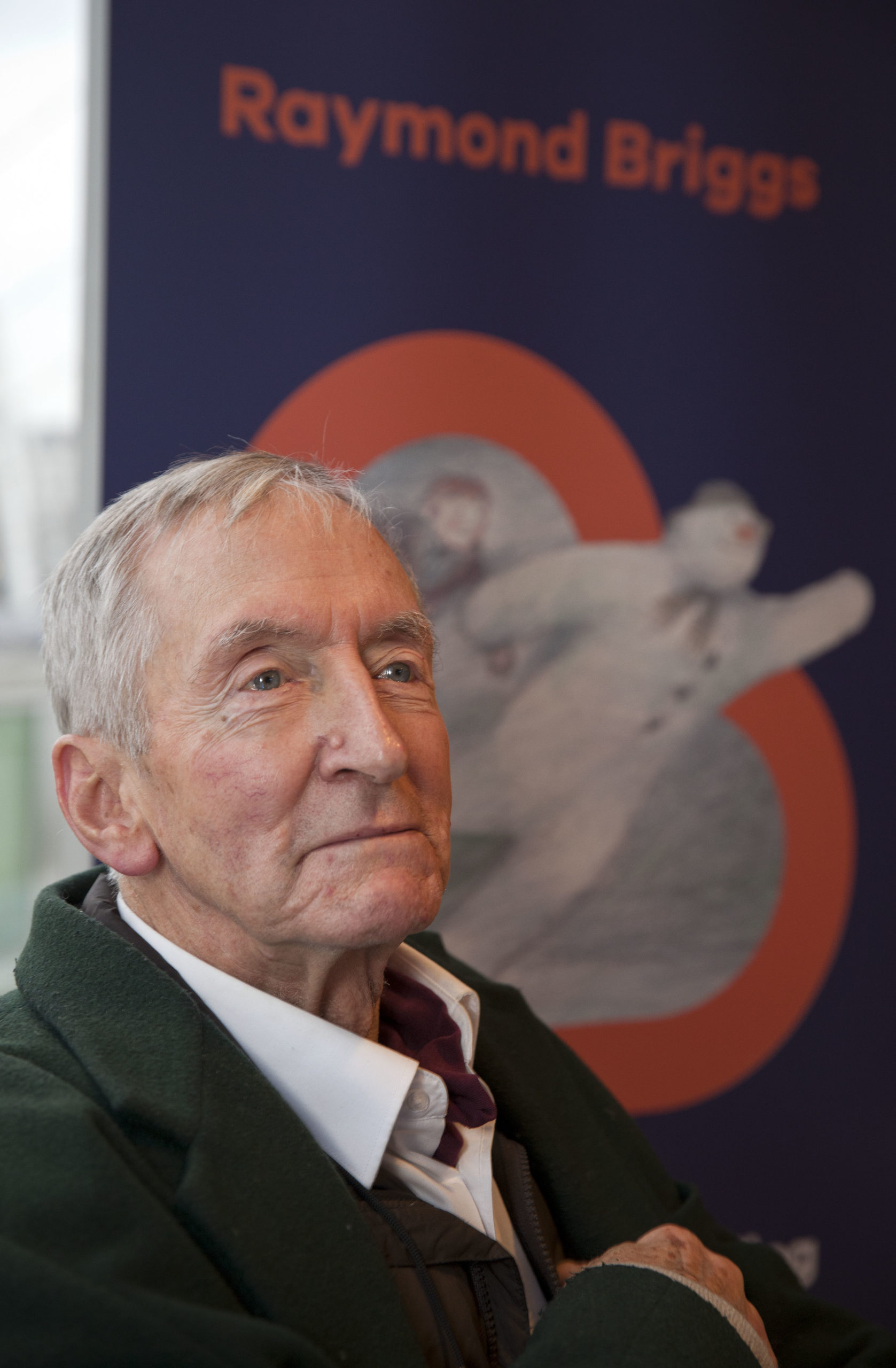 An image of Raymond Briggs, taken by David Sandison